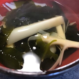 白だしで簡単♫若竹汁